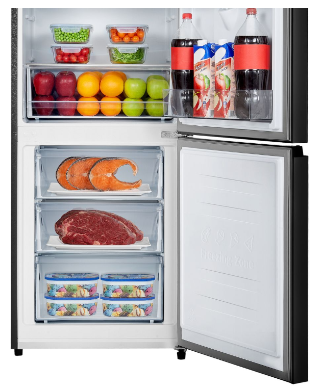 Hisense 347l Bottom Fridge Freezer With Water Dispenser - H450BMIB-WD