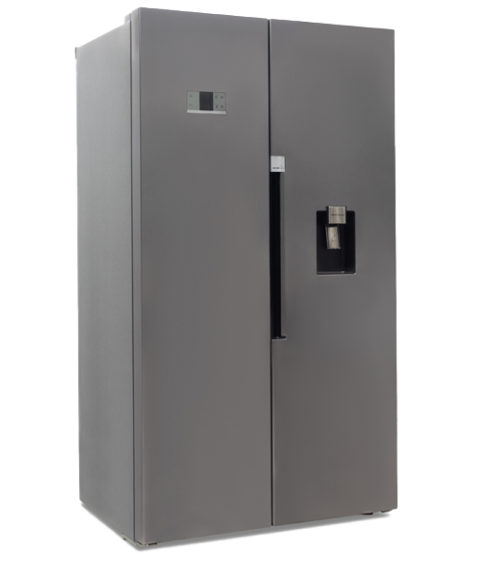 DFF563: Defy 614L Naturelight Side by Side Fridge Freezer