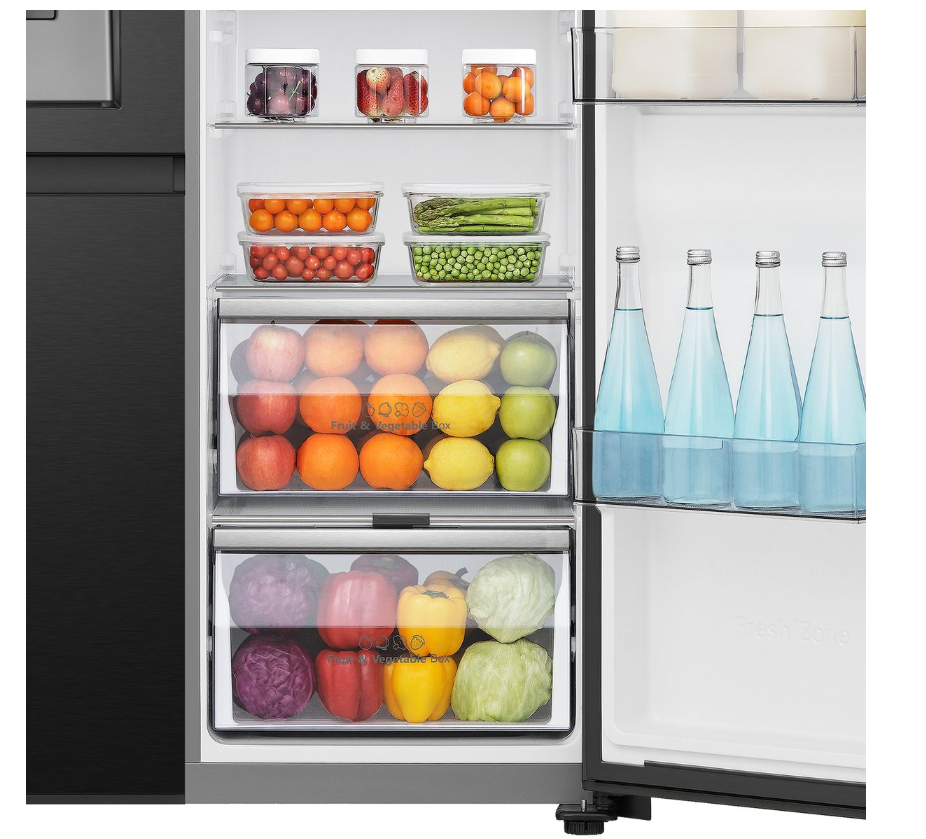 Hisense 601L No Frost Side x Side Fridge Freezer with Water & Ice Dispenser