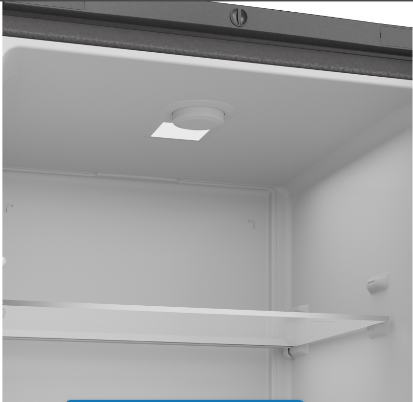 Defy 302L DAC639 Bottom Freezer Fridge Water Dispenser Frost Free Metallic