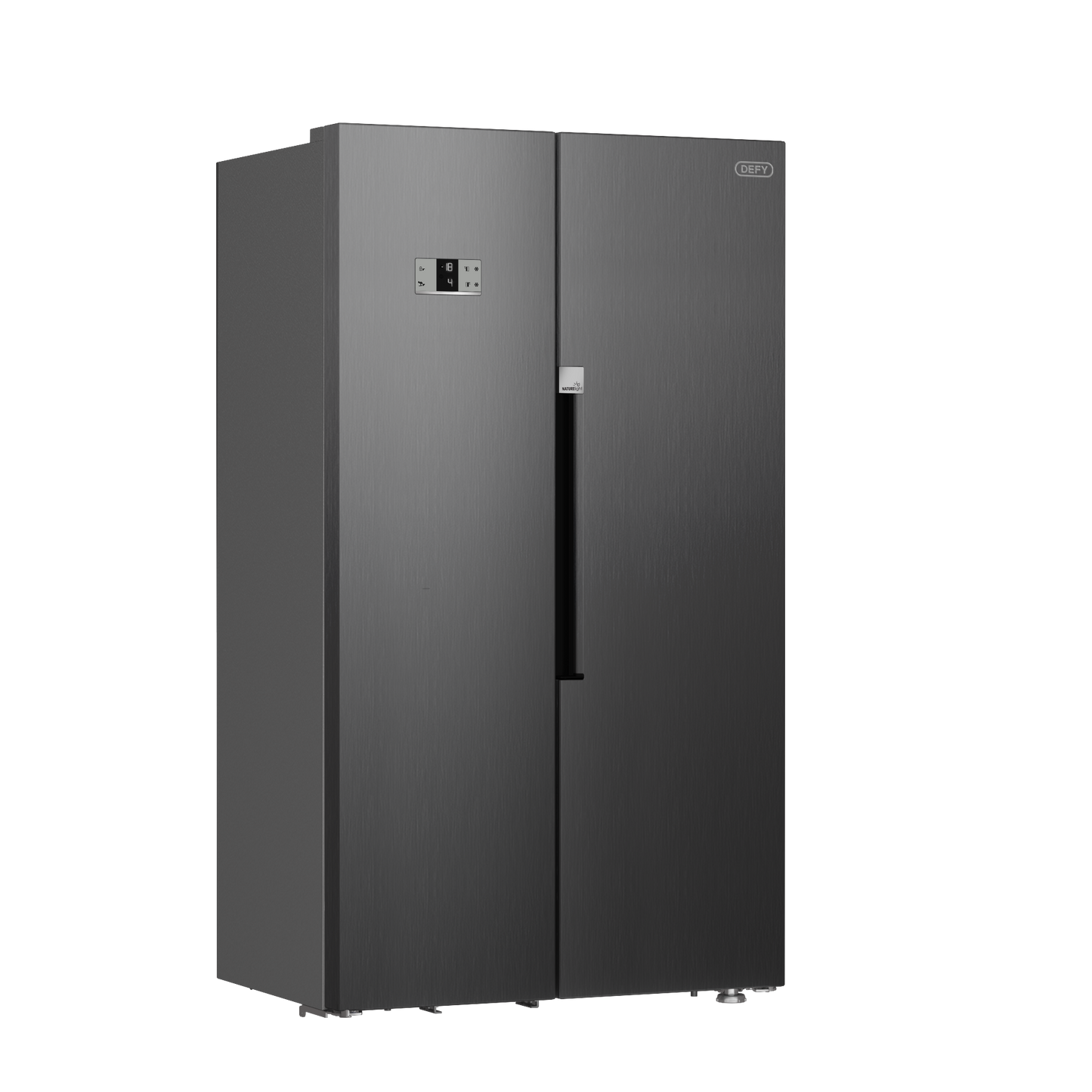 DFF538: Defy Inox Nature light Side by Side Fridge 618L DFF538