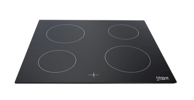 Univa 60cm Oven Ceran Hob Black U336CB-1