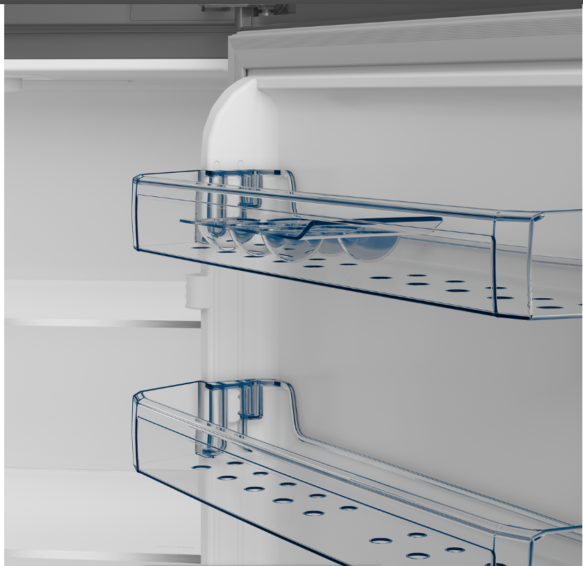 Defy 350L Bottom Freezer Fridge Satin Metallic DAC622