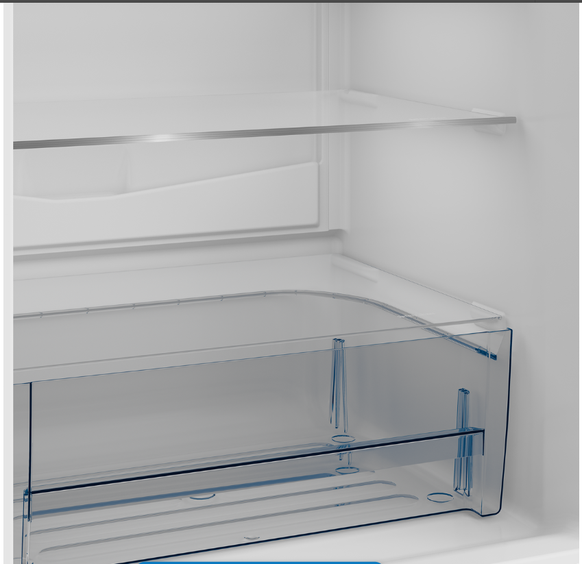 Defy 350L Bottom Freezer Fridge Satin Metallic DAC622