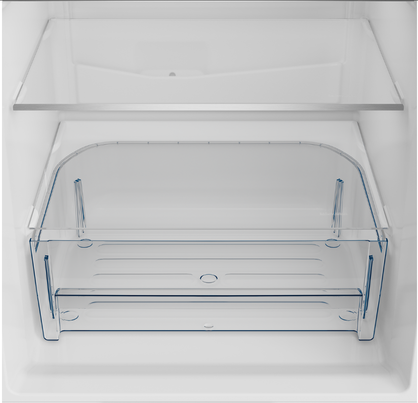 Defy 350L Bottom Freezer Fridge Satin Metallic DAC622