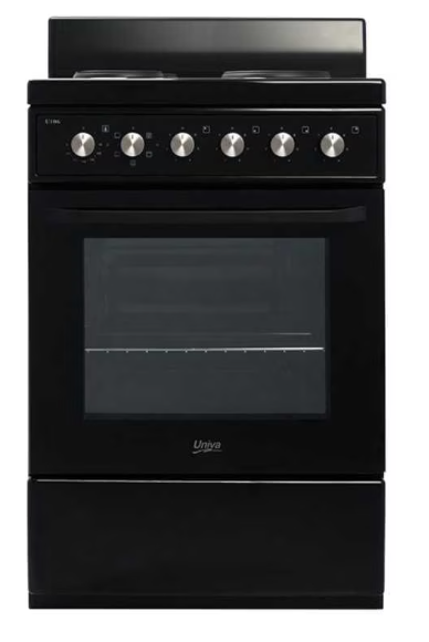 Univa 60cm 84L 4-Plate Front Panel Stove U106B-1