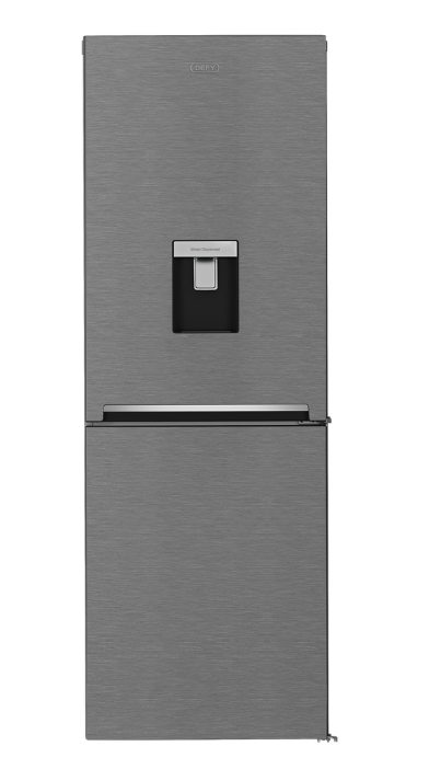 Defy 302L DAC639 Bottom Freezer Fridge Water Dispenser Frost Free Metallic