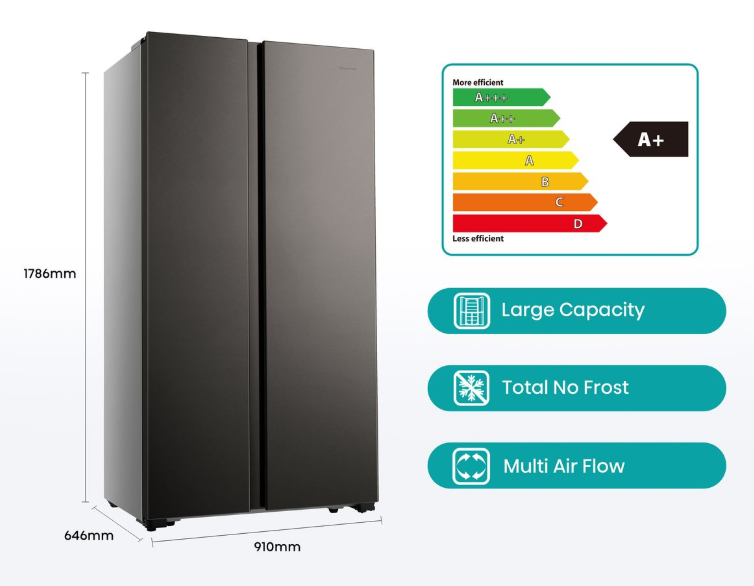 Hisense H670SIT | (Side By Side) Refrigerator