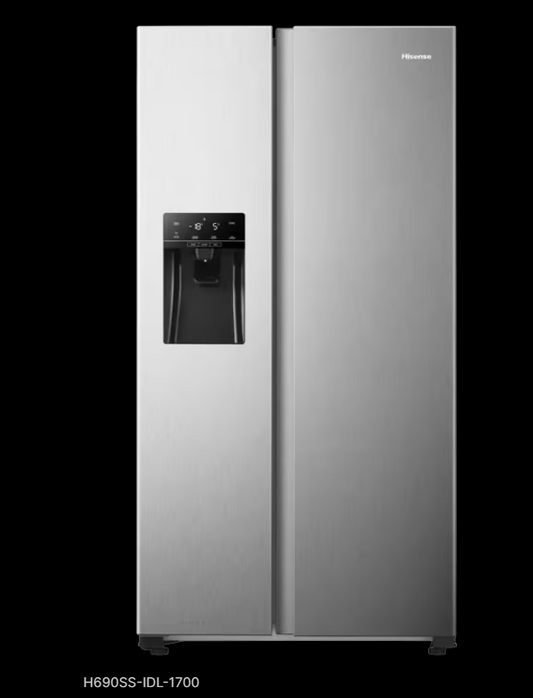 Hisense H690SS-IDL | (Side By Side) Non-Plumb Refrigerator