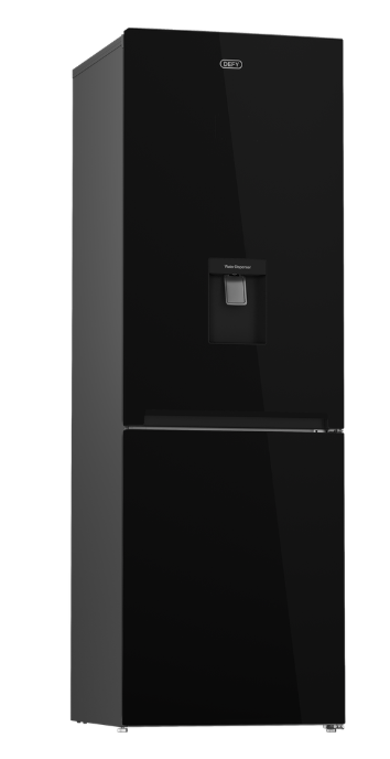 Defy 348L Black Glass Fridge with WD DAC652