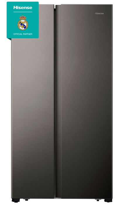 Hisense 508l Titanium Inox Side By Side Fridge H670sit-wd