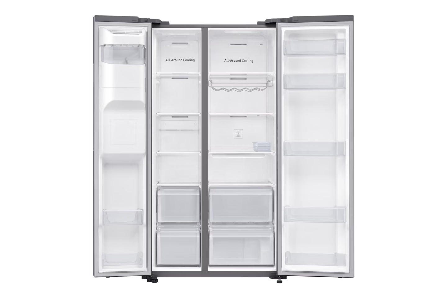 Samsung 510L Black Glass Side by Side Fridge – RS51K54F02A