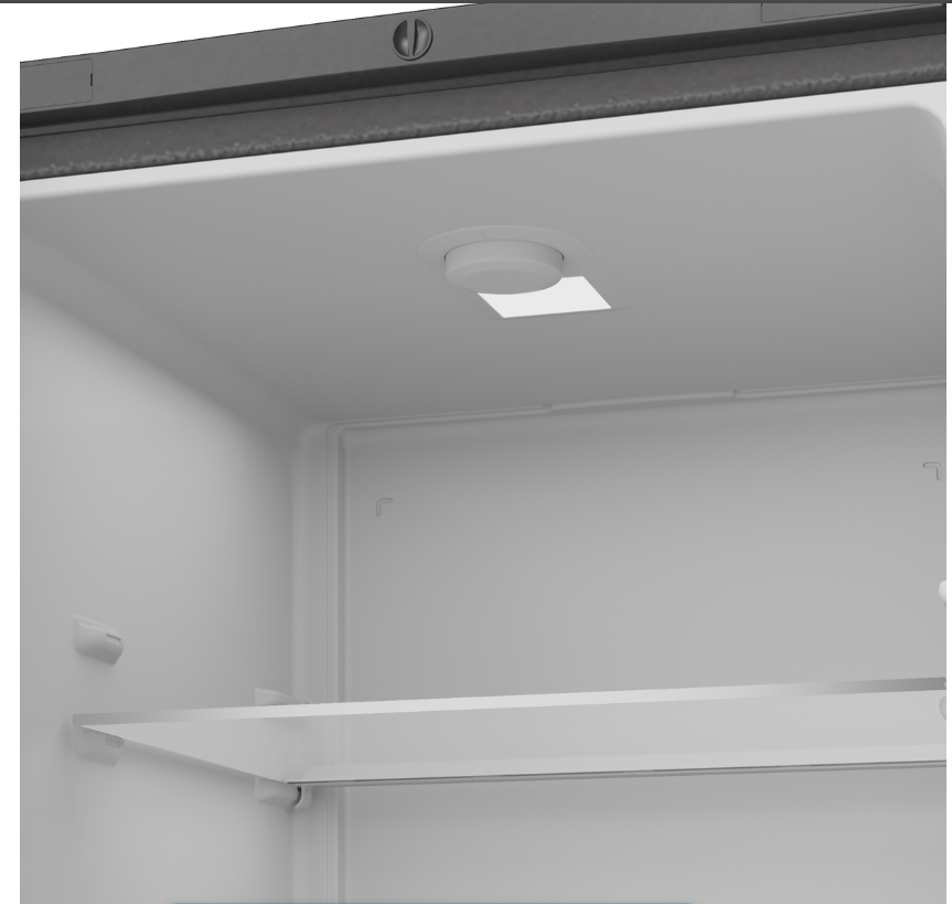 Defy 302L DAC639 Bottom Freezer Fridge Water Dispenser Frost Free Metallic