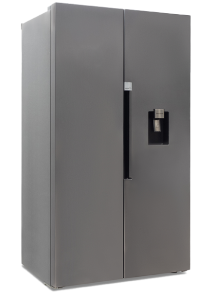 DFF547: Defy 555L Naturelight Side by Side Fridge Freezer