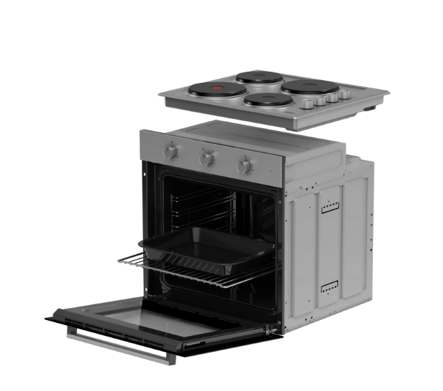 Defy DCB849E Slimline Oven and Hob Box Set (DBO484 & DHD399)