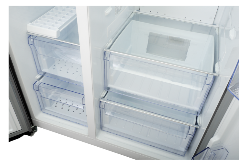 DFF547: Defy 555L Naturelight Side by Side Fridge Freezer