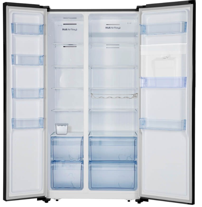 Hisense 508l Mirror Side By Side Fridge H670smib-wd