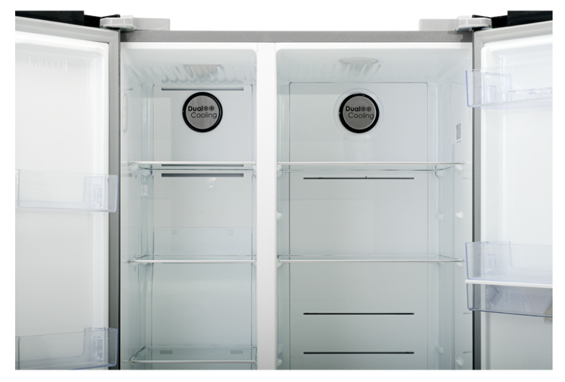 DFF547: Defy 555L Naturelight Side by Side Fridge Freezer